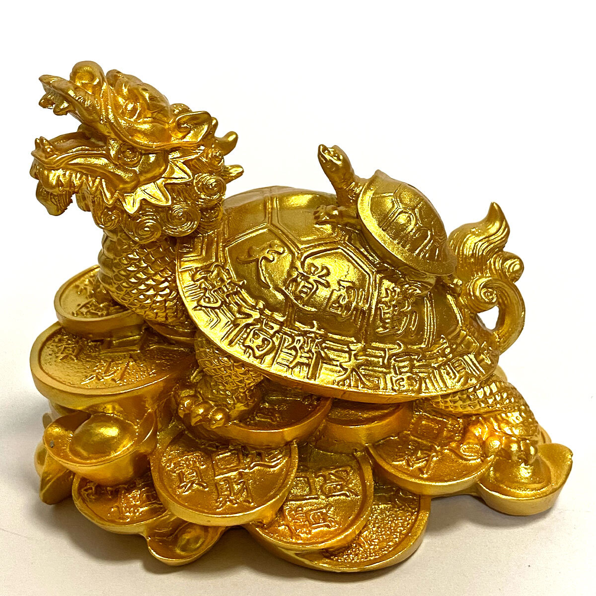 龍亀 （大サイズ） ろんぐい オブジェ インテリア 開運 金運アップ