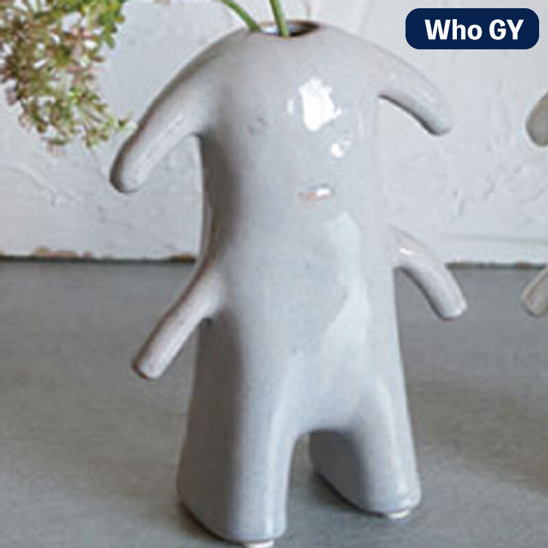 ふーちゃん 花瓶 フラワーベース ギフト 花 北欧 陶器 一輪挿し