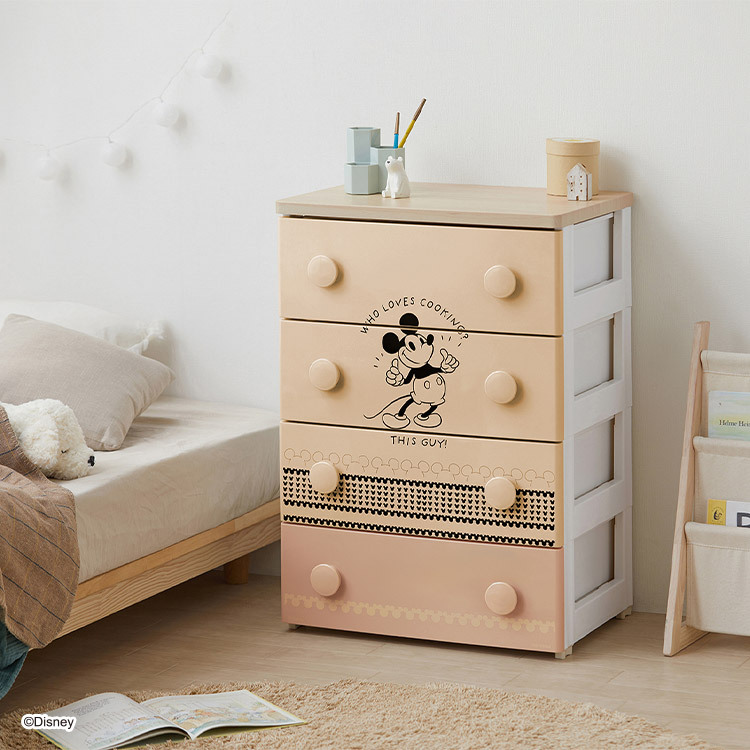 チェスト 4段 洋服タンス ウッドトップチェスト タンス 引き出し 衣装