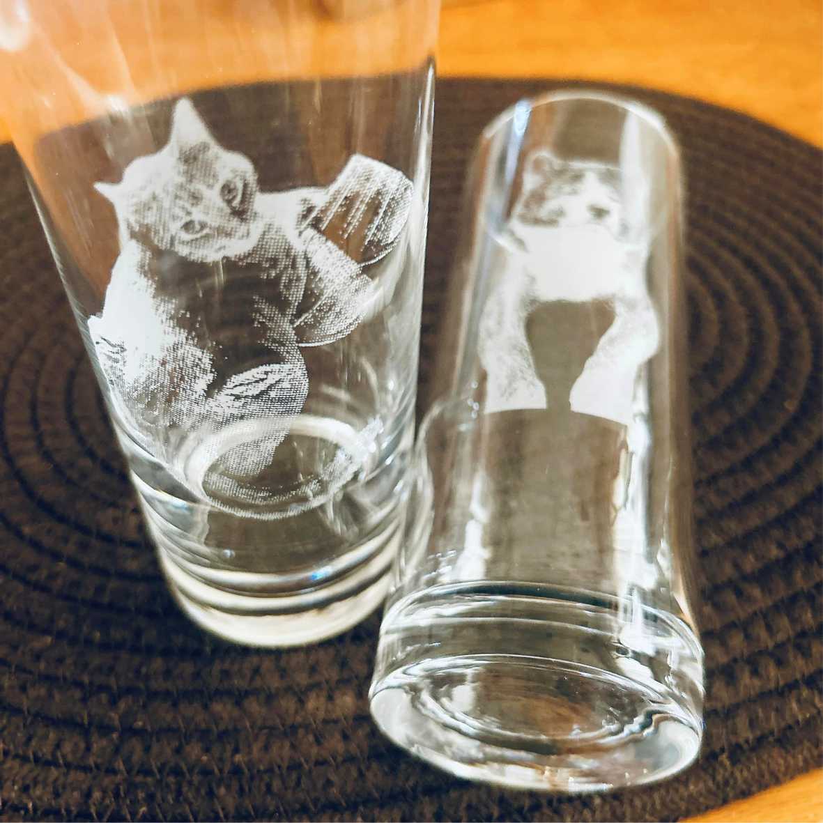 タンブラー 写真 彫刻 名入れ オリジナル オーダーメイド 誕生日 卒業