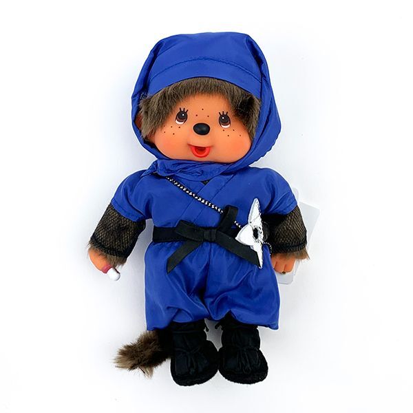 モンチッチ 忍者 ぬいぐるみ 和風 青 - 【パーフェクトワールド