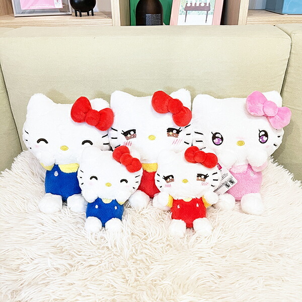 サンリオ ハローキティ いろいろふぇいす うふふ ぬいぐるみ Sサイズ