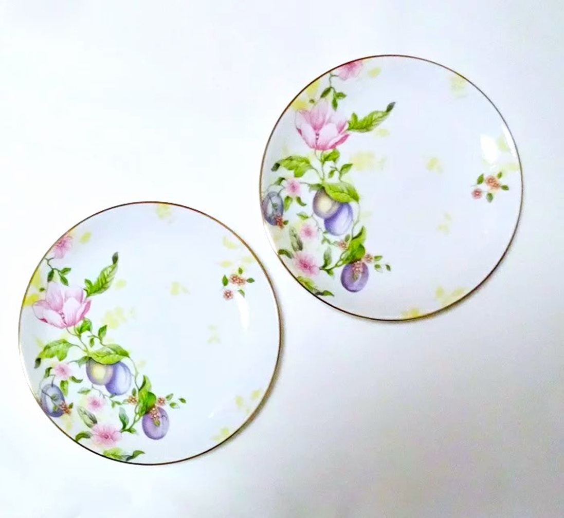 ウェッジウッドWEDGWOOD スウィートプラム ダマスク プレート 17センチ