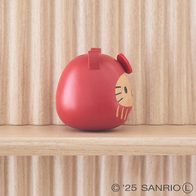 サンリオ 木製だるま ハローキティ SWD1[キティ 木製 だるま かわいい