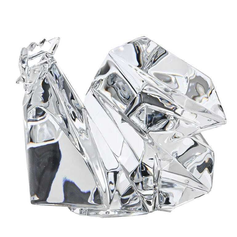 バカラ Baccarat クリスタルフィギュア 折り紙 オリガミ 雄鶏 オンドリ