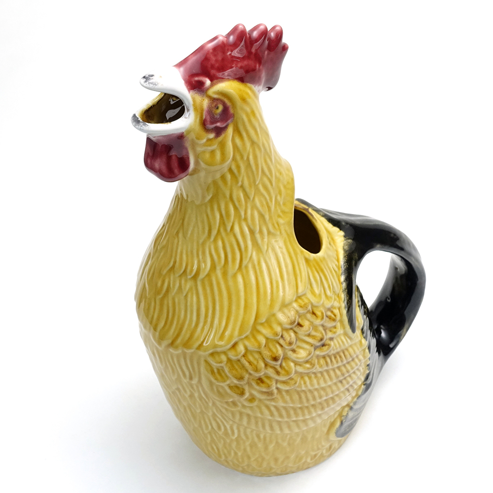 ボルダロ ピニェイロ社 ニワトリ ジャグ ポルトガル製 陶磁器 食洗器