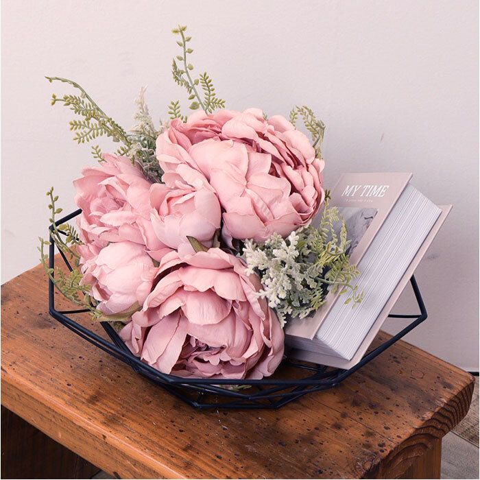 ブーケ 造花 通販 インテリア 花束 花 ピオニー アーティフィシャル