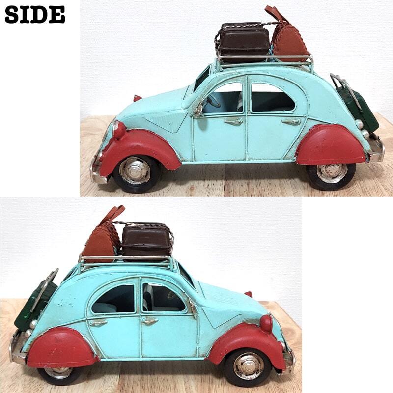 ヴィンテージカー 車 ブリキ Trip Car オブジェ 置物 レトロ