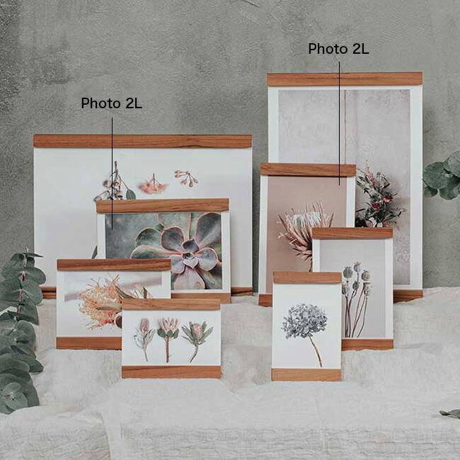 即納 ウッド バインド ホルダー 写真立て 2L判[木製 フレーム フォト