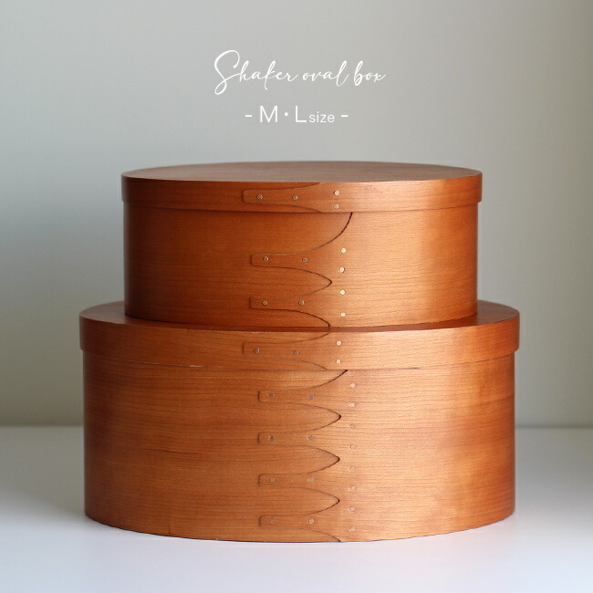 シェーカーオーバルボックス M・Lセット[アクシス AXCIS シェーカー