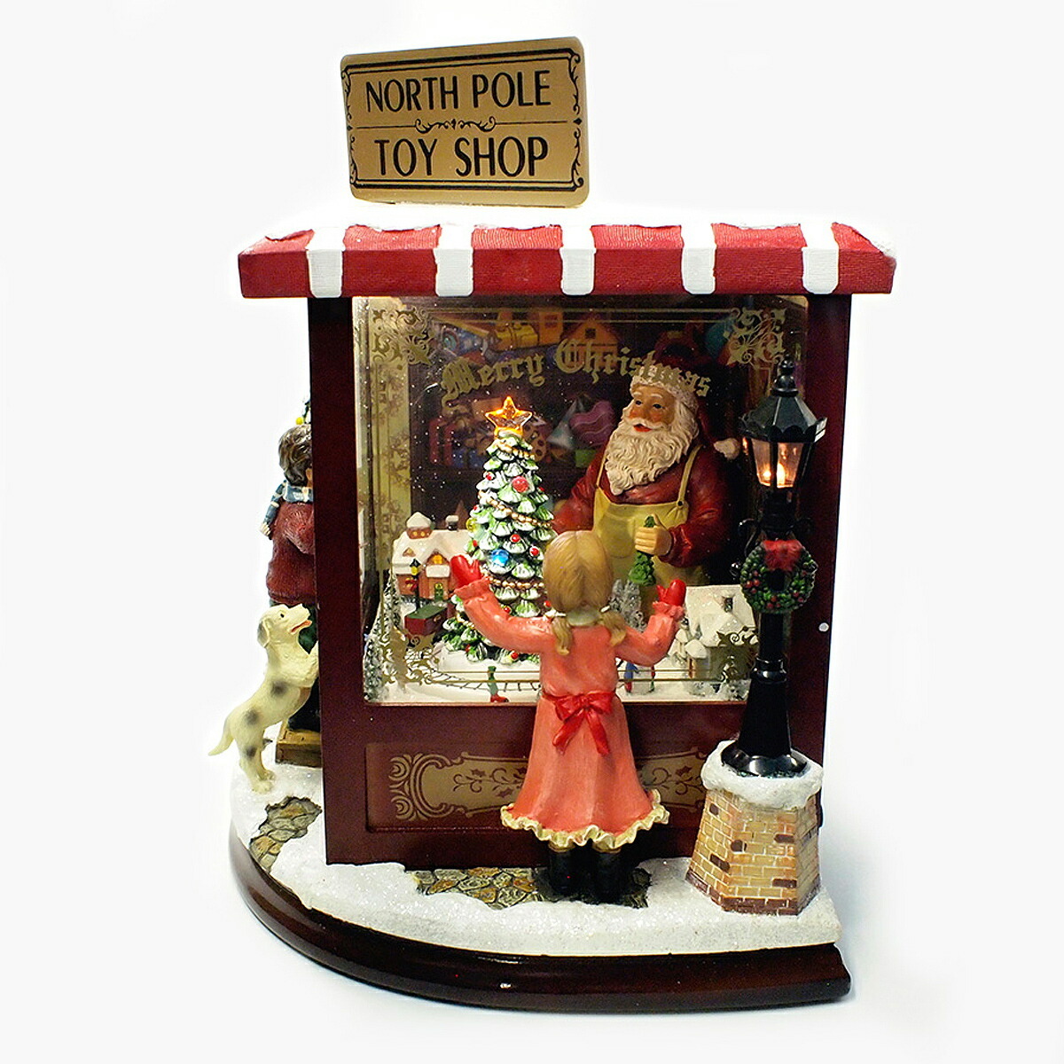 ローマン ミュージカルサンタトイショップ オルゴール クリスマス