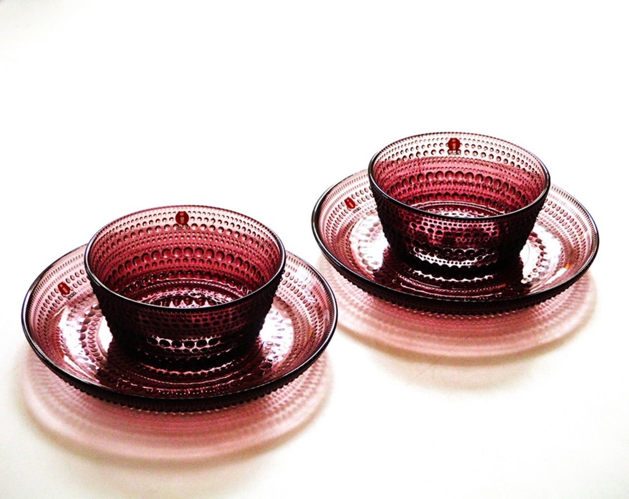 イッタラiittala カステヘルミ ボウル・プレートセット ペア (カルーナ