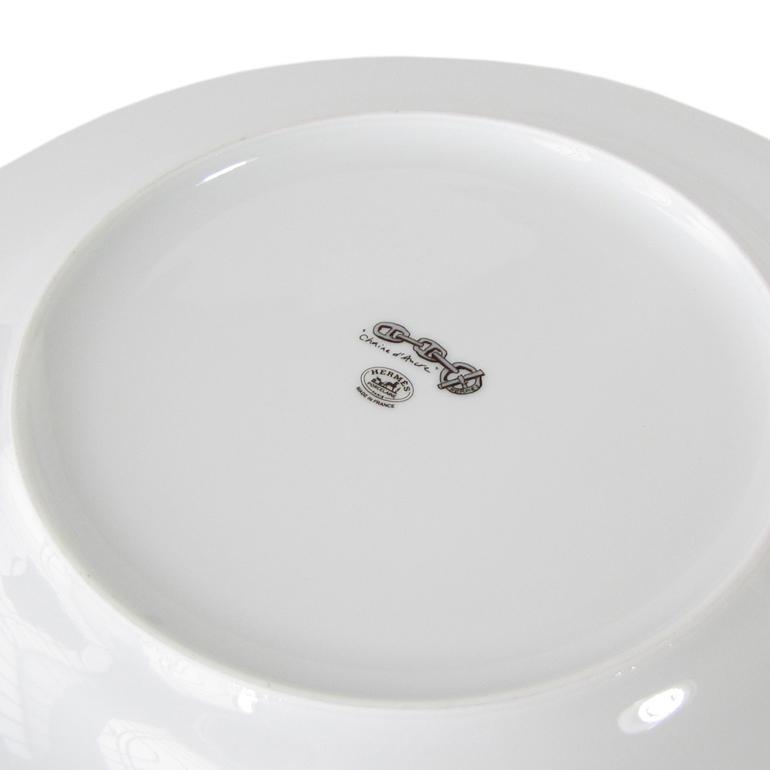 エルメス 食器 HERMES シェーヌダンクルプラチナ 004101P2 27cm