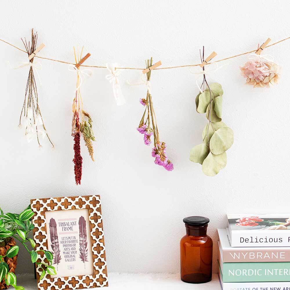 ドライフラワーガーランド TSURUSU 自由なアレンジが楽しめるドライ