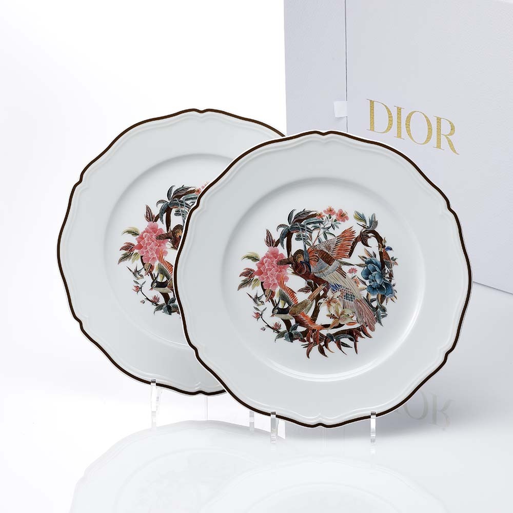 DIOR ディオール デコラティブ プレート Jardin d'Hiver ラージ