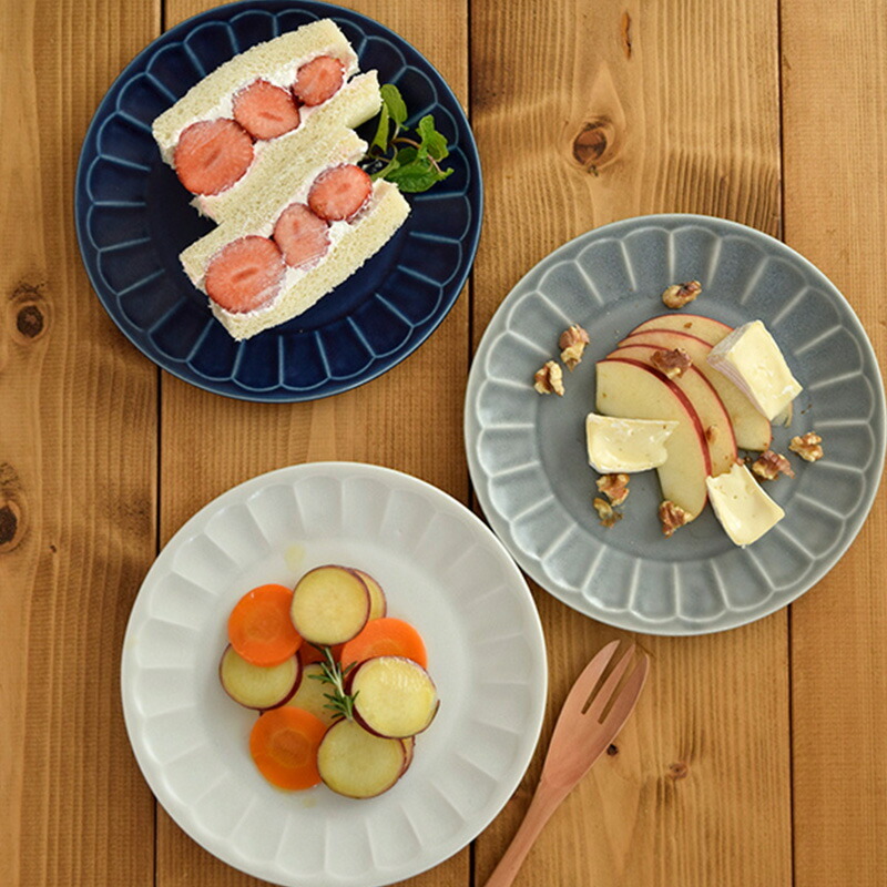 お花しのぎのリムプレート大小4枚＆箸 COCOE ペアセット 食器 ギフト