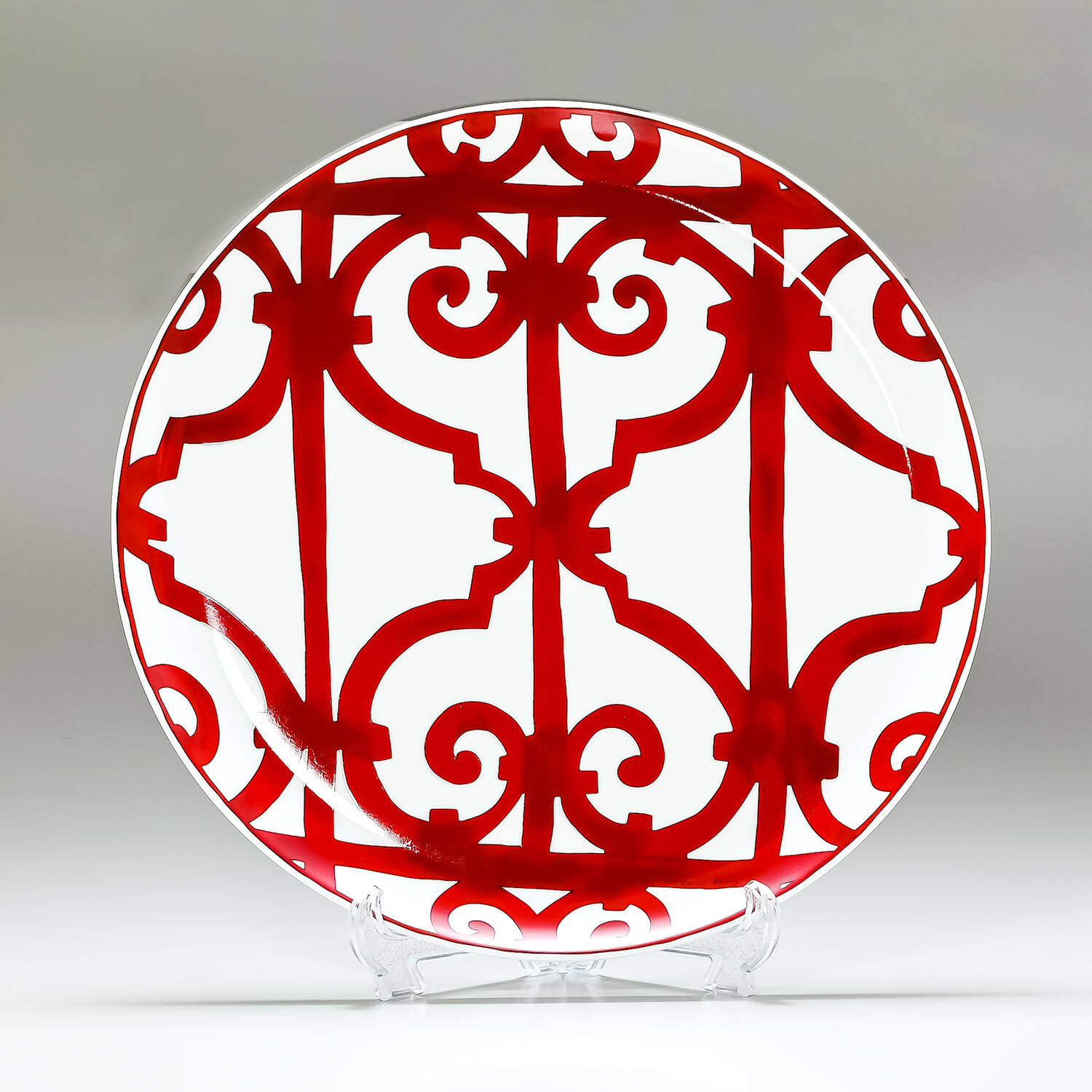 エルメス 食器 HERMES ガダルキヴィール レッド プレート 32cm タルト