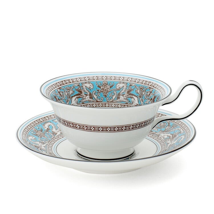ウェッジウッド フロレンティーンターコイズ ティーカップ＆ソーサー