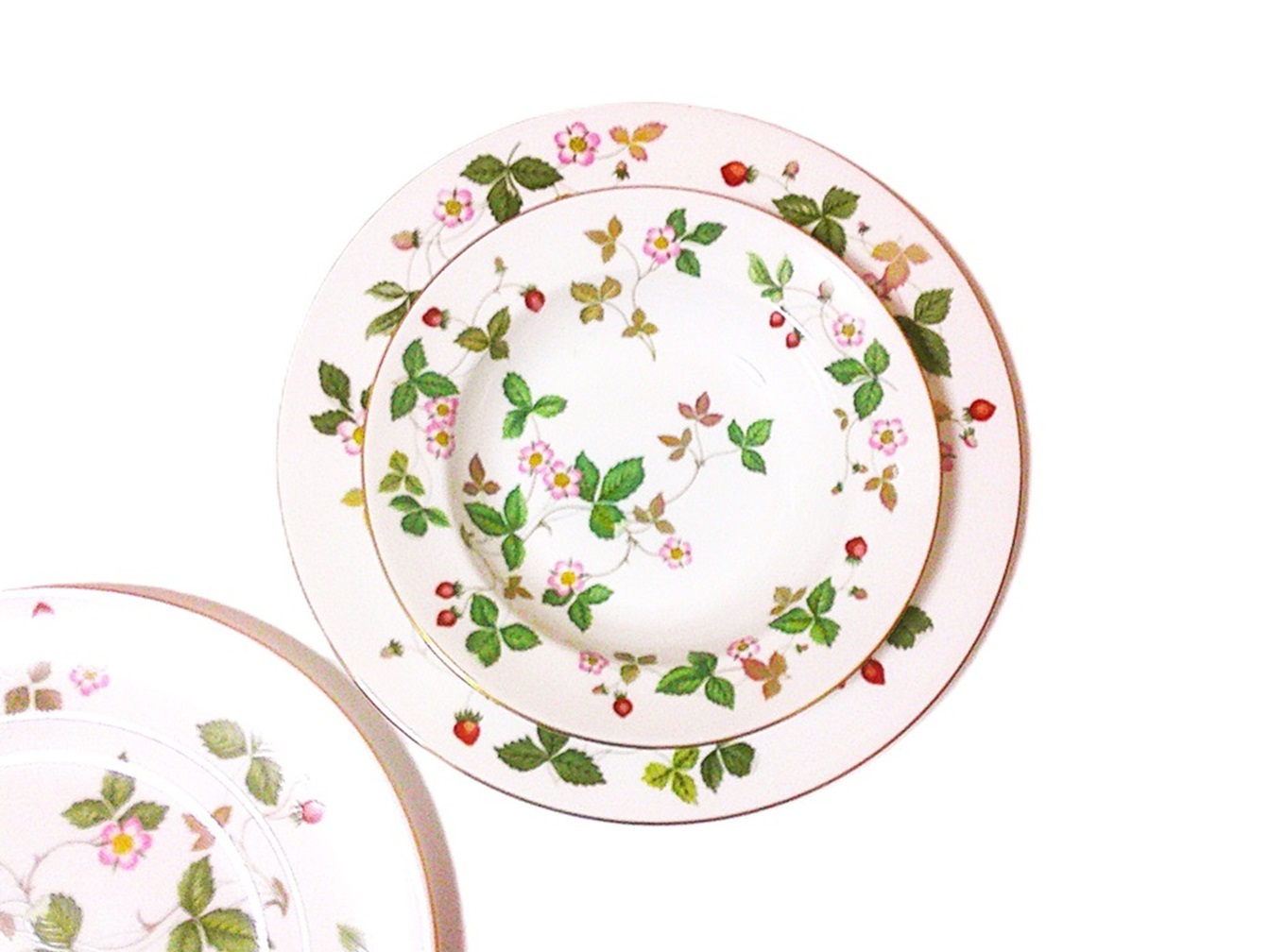 ウェッジウッドWEDGWOOD ワイルドストロベリー ディナープレート