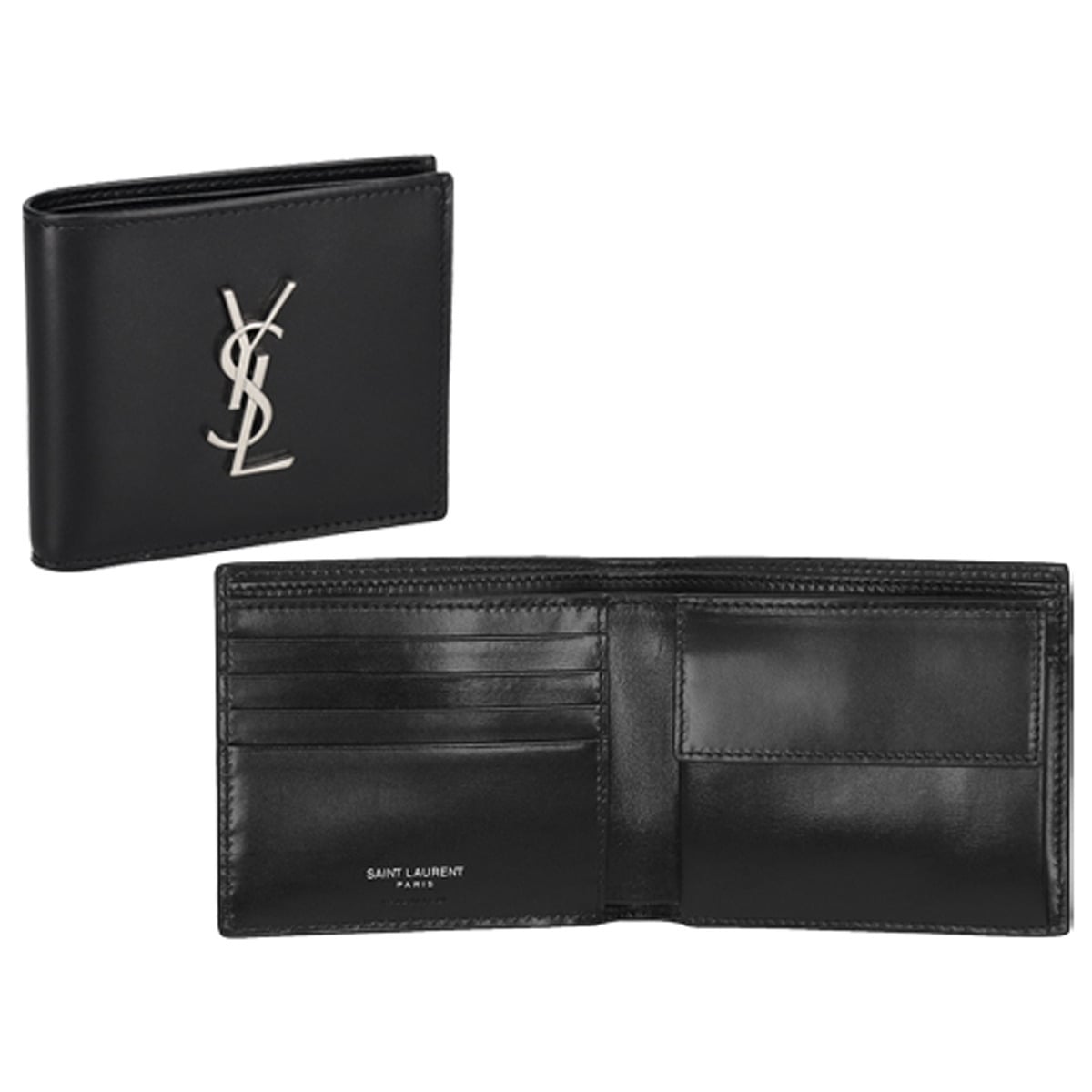 サンローラン SAINT LAURENT 財布 二つ折り財布 折りたたみ財布 小銭