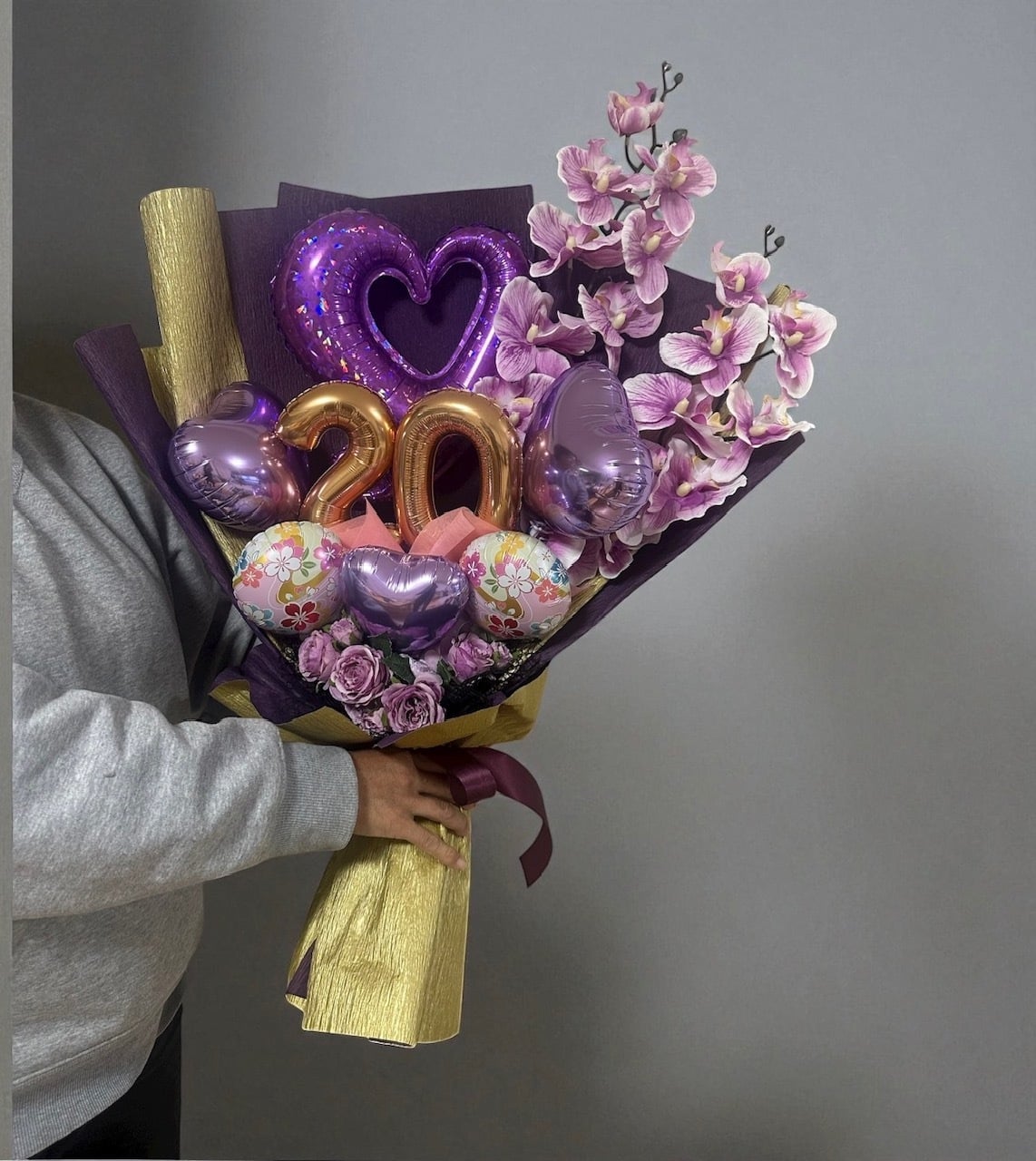 2026年版成人式バルーンバンチ（雅タイプ）バルーン花束 成人式