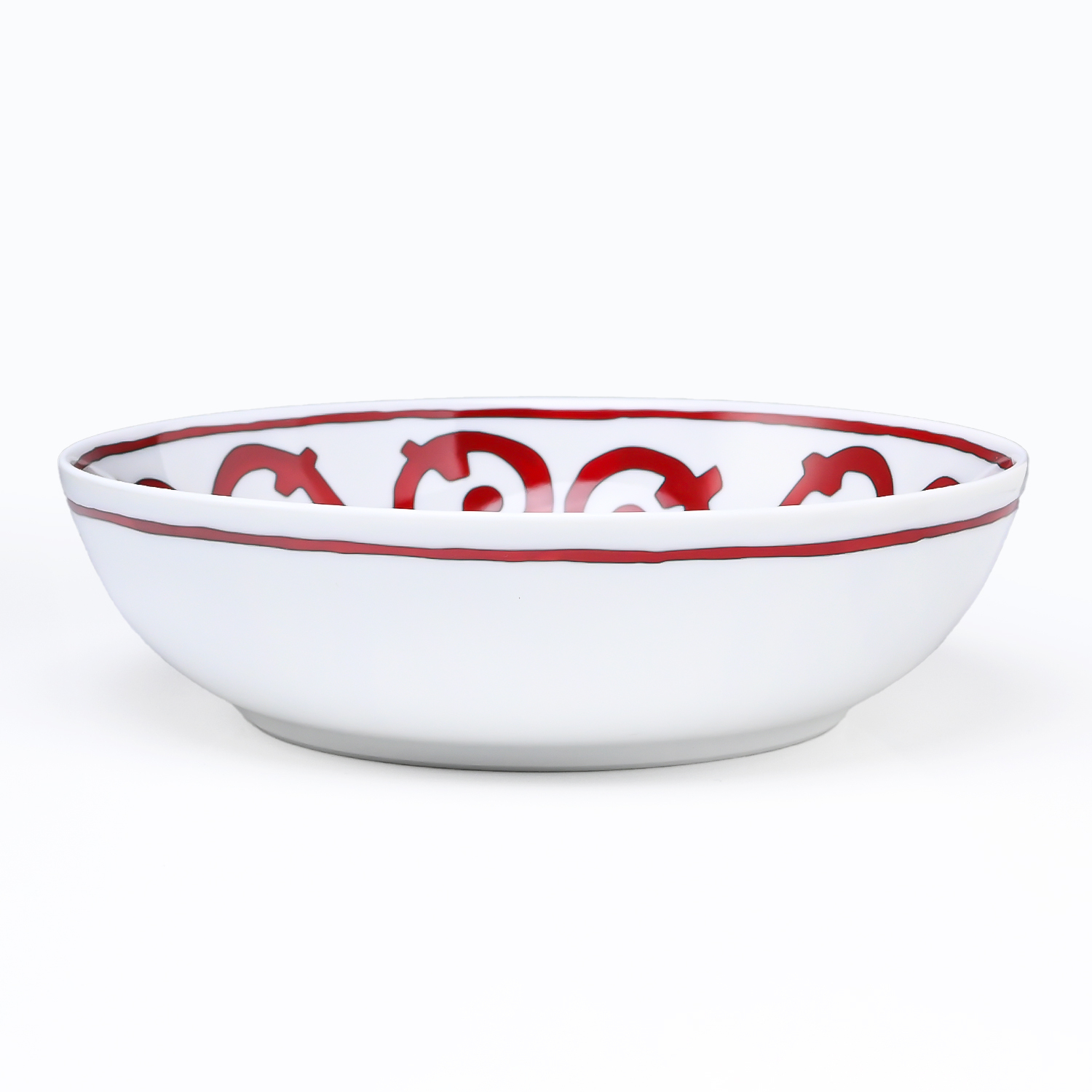 エルメス 食器 HERMES ガダルキヴィール レッド シリアルプレート 17cm