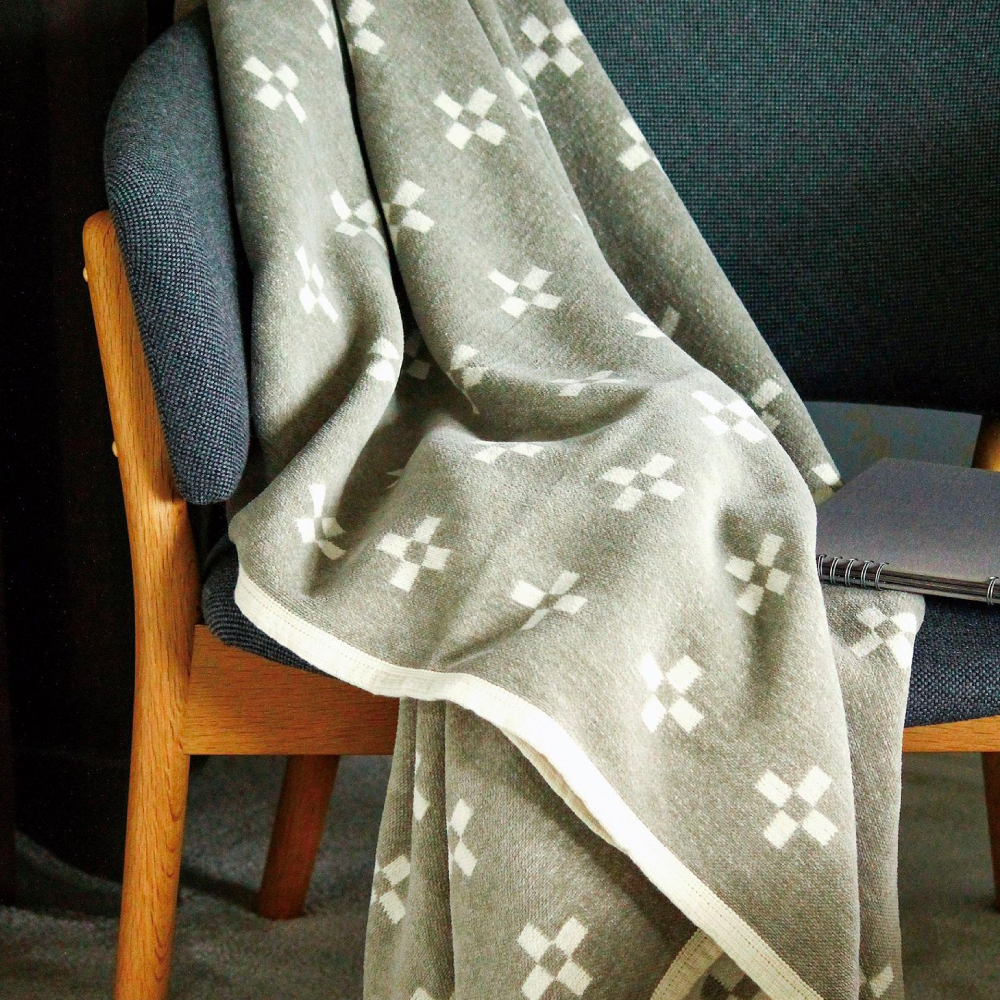 KLIPPAN クリッパン シュニールコットン ハーフブランケット