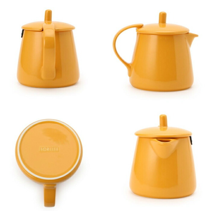 FOR LIFE ティーバッグ ティーポット 354ml | カラフル お茶ポット
