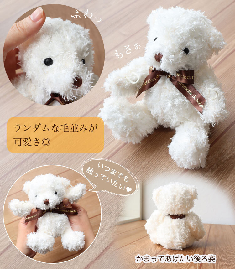 即日対応可＞ ぬいぐるみ テディベア 【 HugHug テディ ＋ フラワー