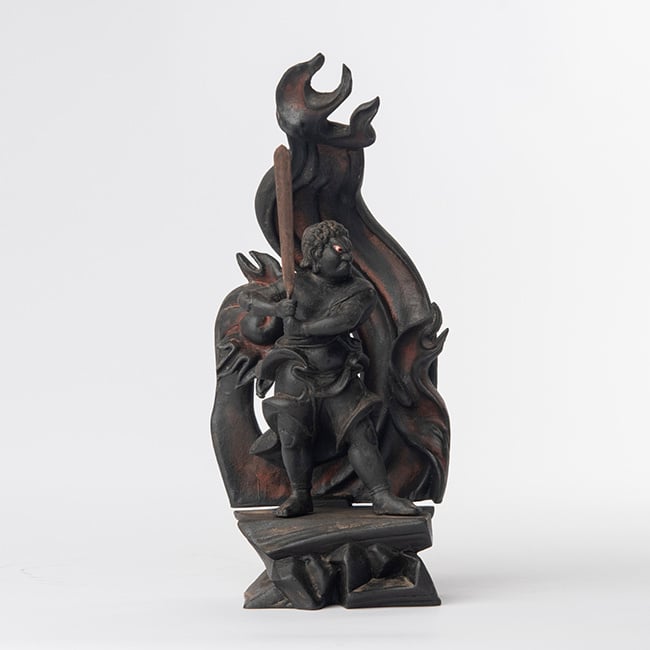 巖殿山雲巖禅寺開眼供養 宮本武蔵 不動明王立像 1／2サイズ[不動明王