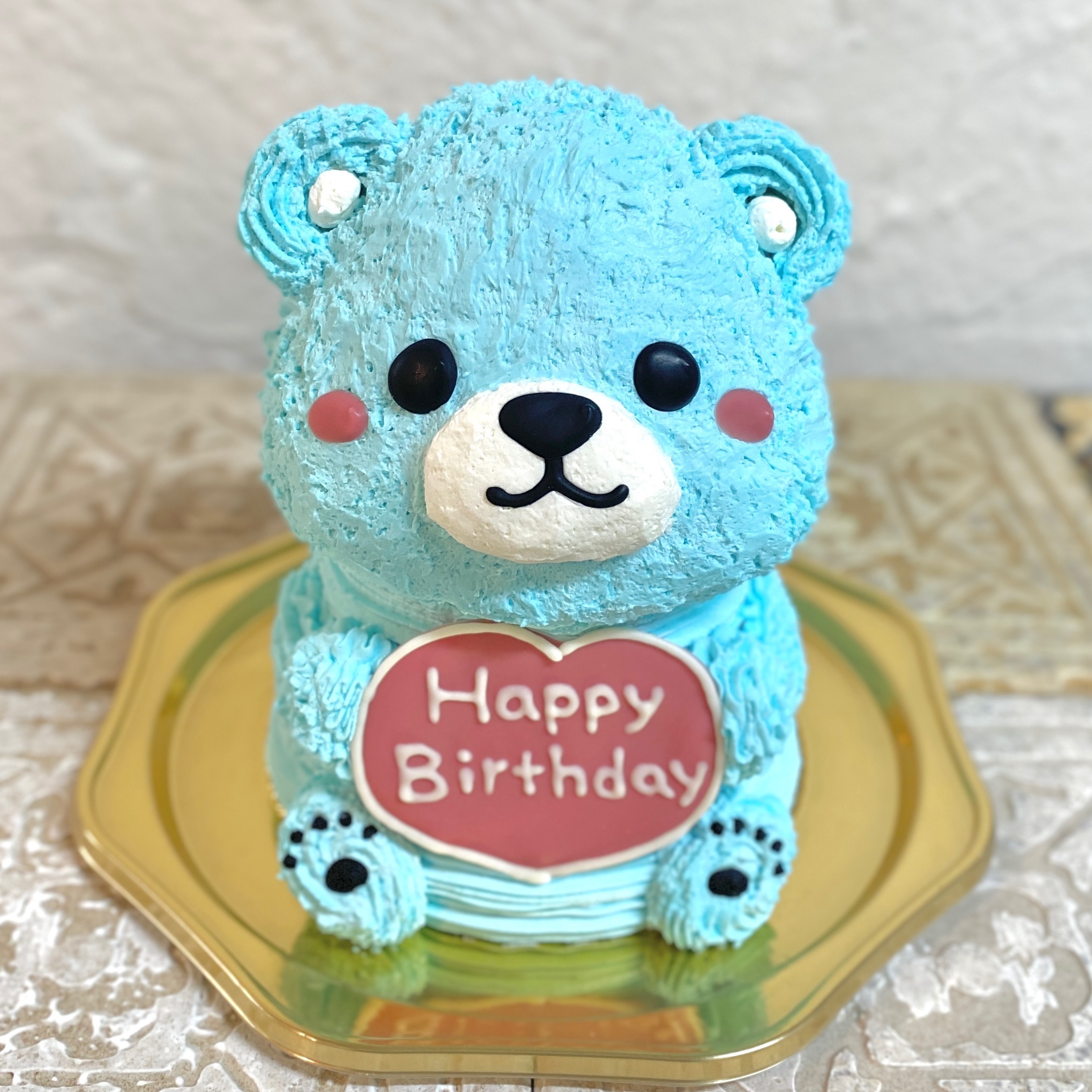 色が選べる！カラフルくまさんの立体ケーキ 誕生日 推し活 可愛い