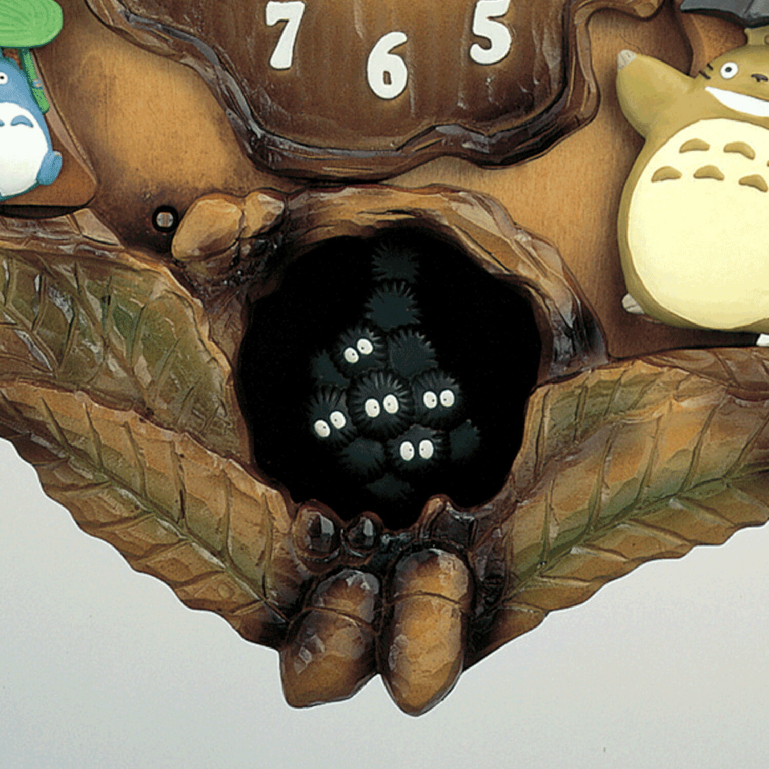 リズム公式】 となりのトトロ 振り子時計 アナログ 壁掛け時計