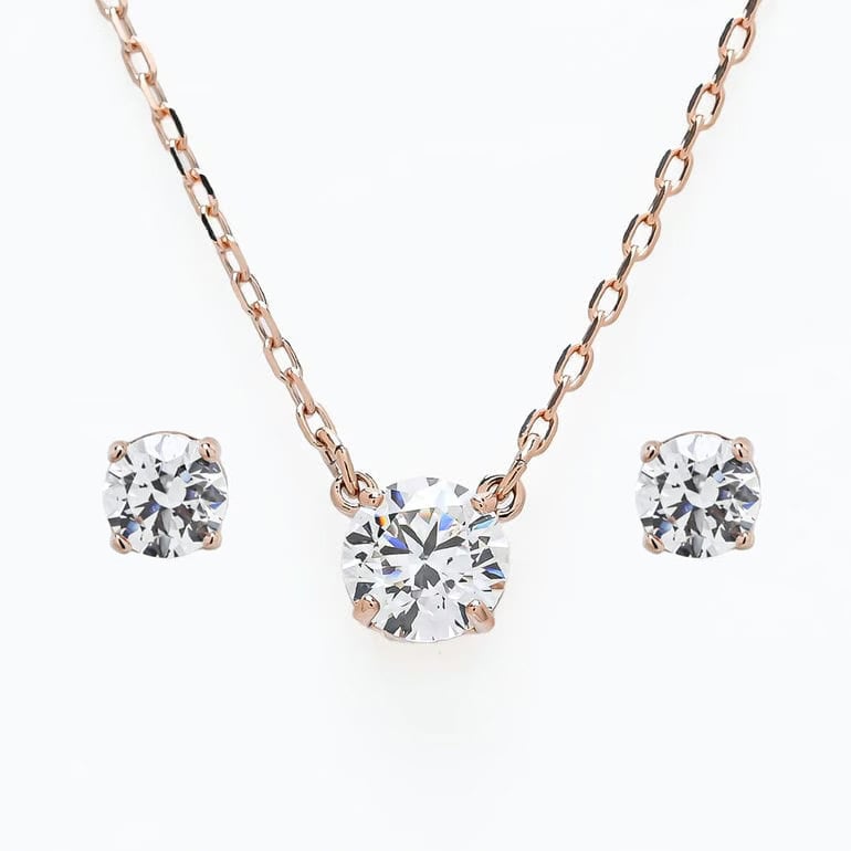 スワロフスキー SWAROVSKI ネックレス ピアス セット Stilla Attract