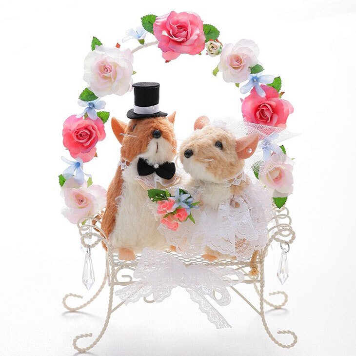 ねずみ ぬいぐるみ ネズミ ウェルカムドール 結婚式ぬいぐるみ 高砂
