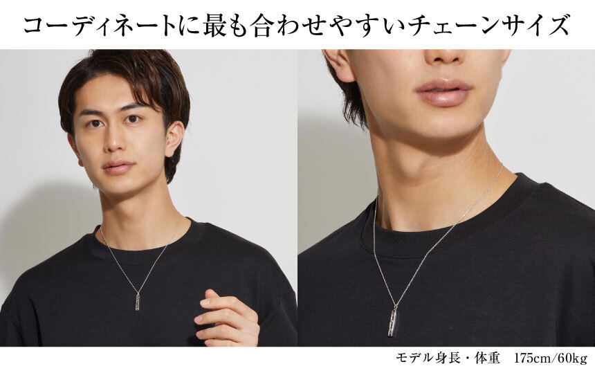 ララクリスティー ネックレス メンズ セイントグラス ペンダント