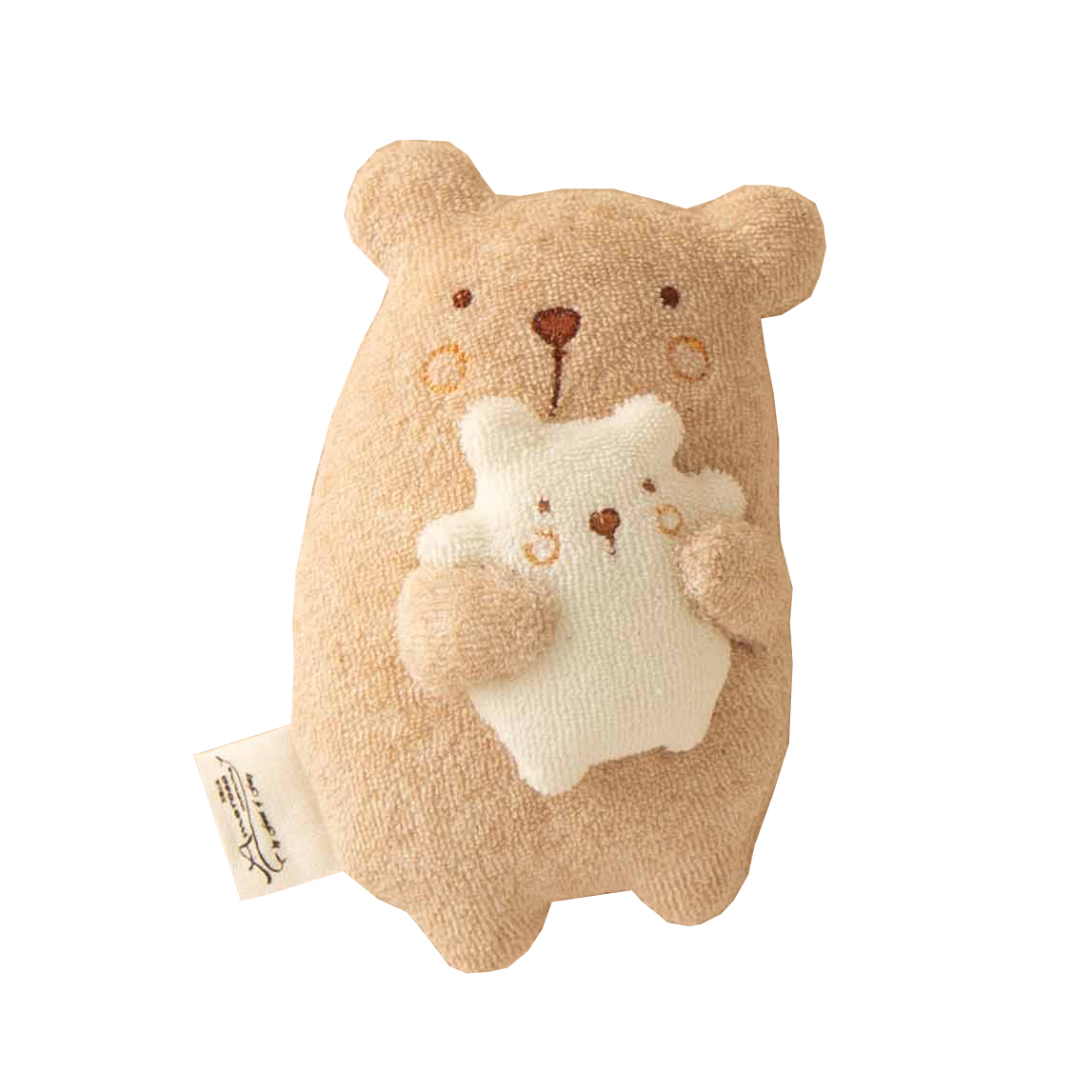 ベビーラトル 日本製 オーガニックコットン ファーストトイ クマ