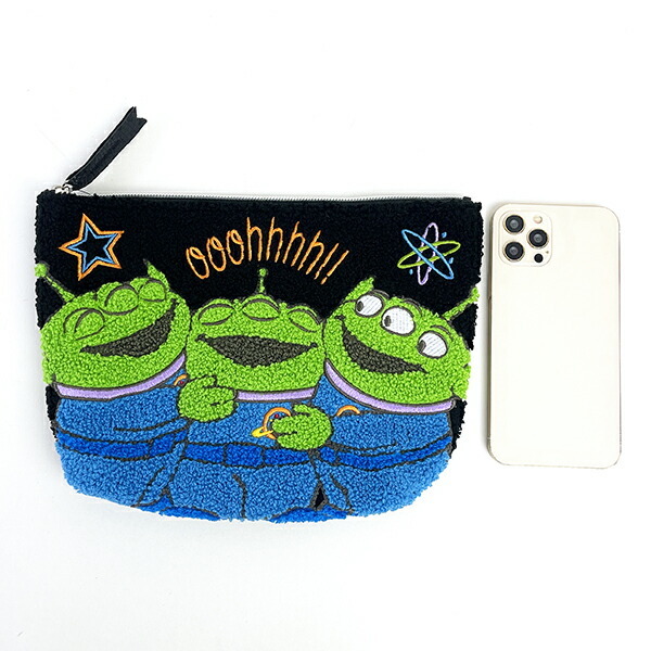 ディズニー トイストーリー リトルグリーンメン さがらポーチ(ブラック