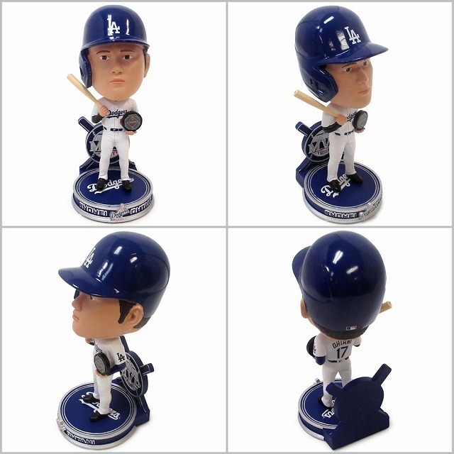 大谷翔平選手 ドジャース 2024 MVP ボブルヘッド フィギュア グレー