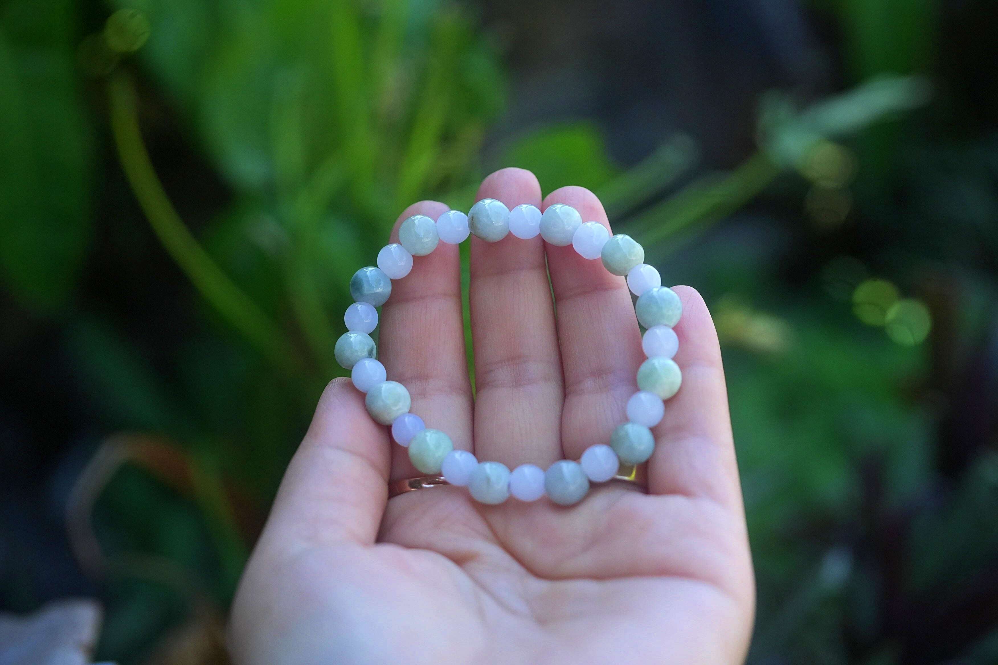 ミャンマー産☆本翡翠☆ブレスレット1619 - 【Funky garuda