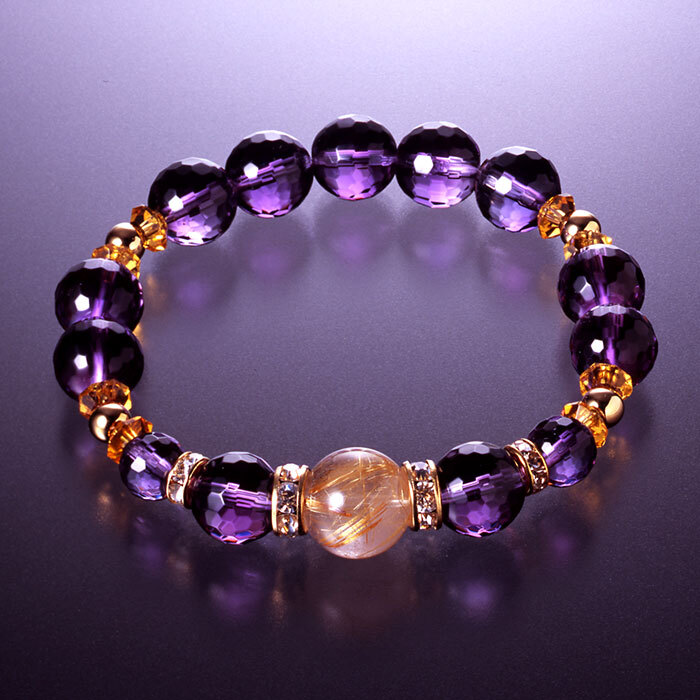 金針水晶アメジストブレス [ 開運 アクセサリー 開運グッズ 開運