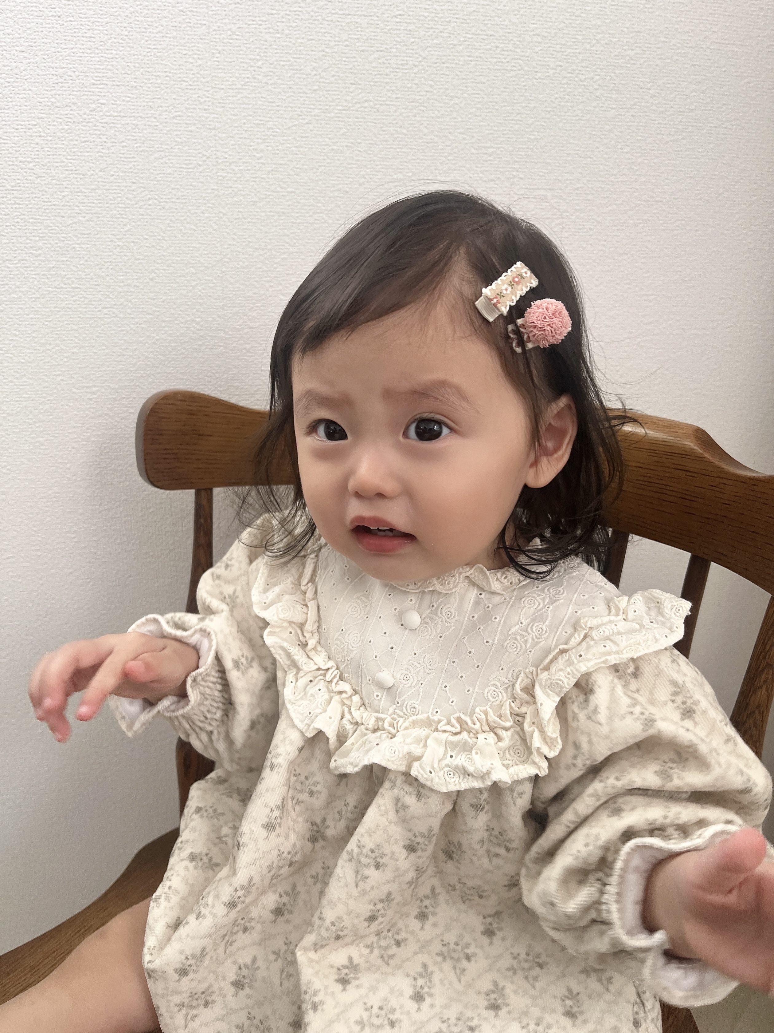 ベビー期からのヘアクリップ／ ヘアアクセ プチギフト 誕生日 赤ちゃん