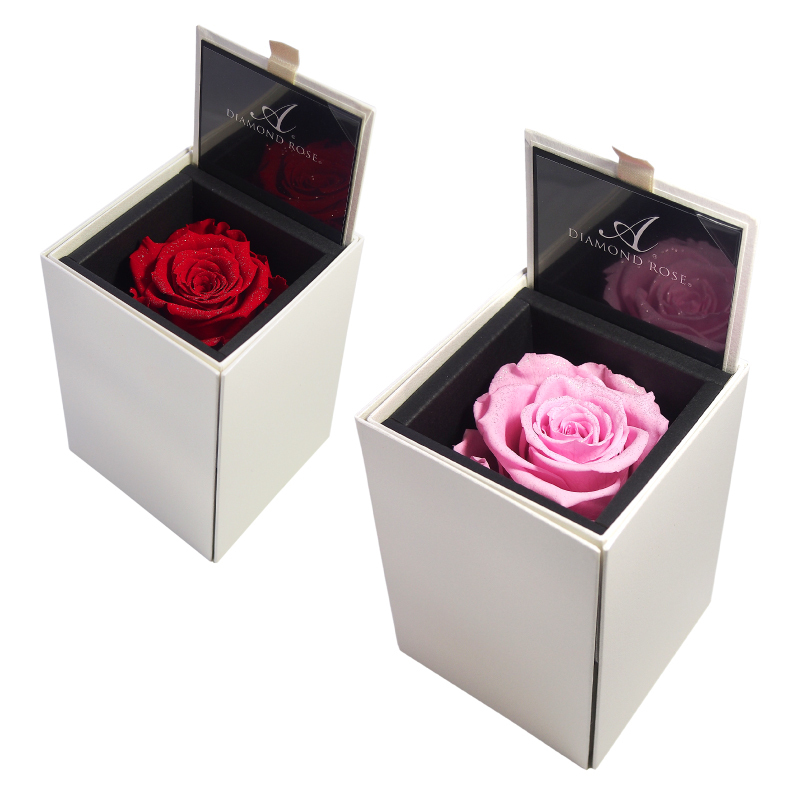 ジュエリーケース バラ付 ジュエリーケース ダイヤモンドローズ