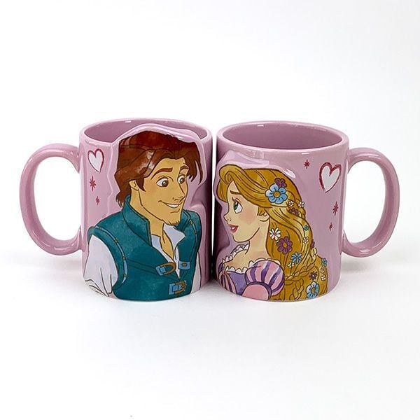 ディズニー 塔の上のラプンツェル ペアマグカップ パープル Disney