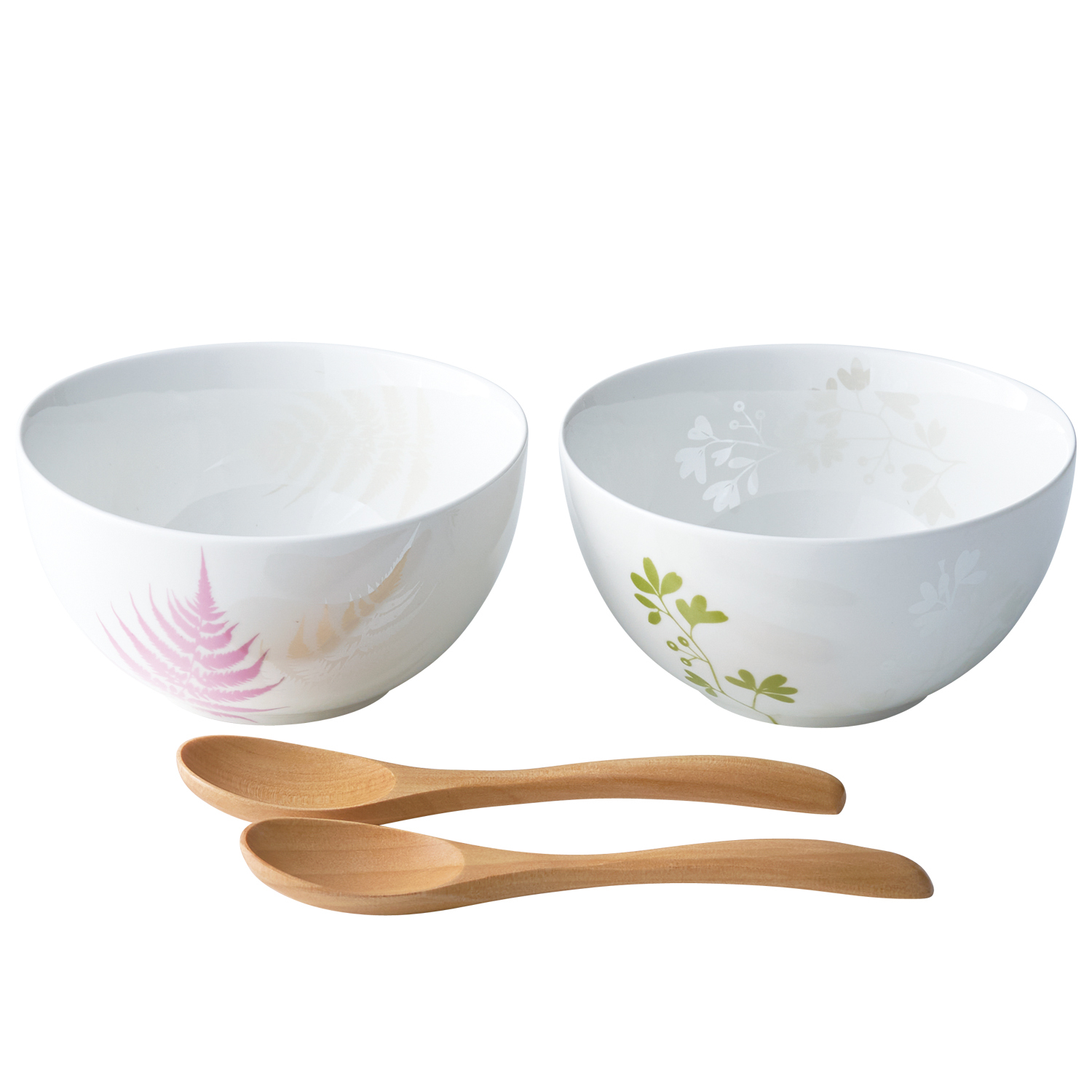 Foretペアカフェボウル（スプーン付） サラダボウル/シリアルボウル