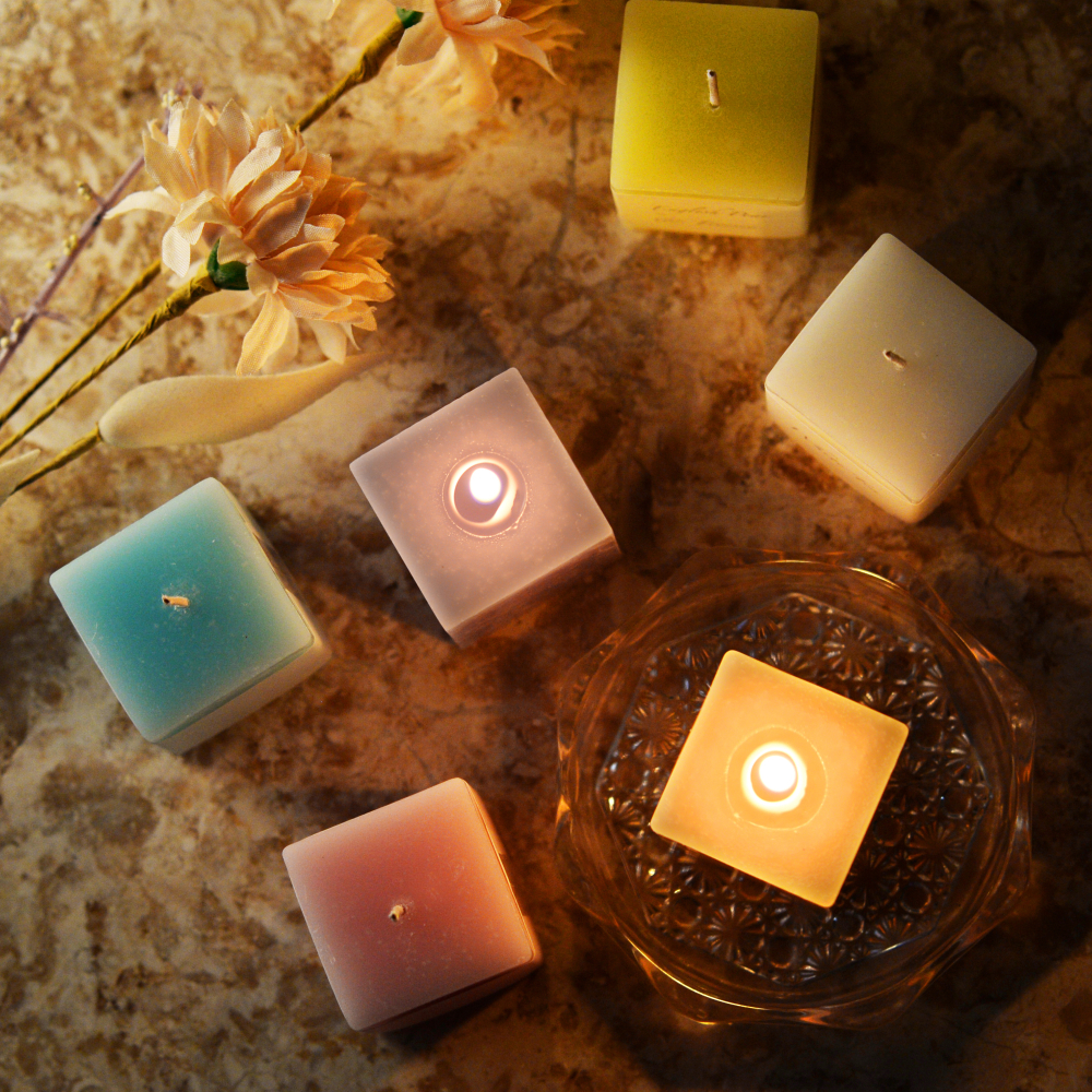 アロマキャンドル フレグランス キューブタイプ | 6個入り | 国内生産