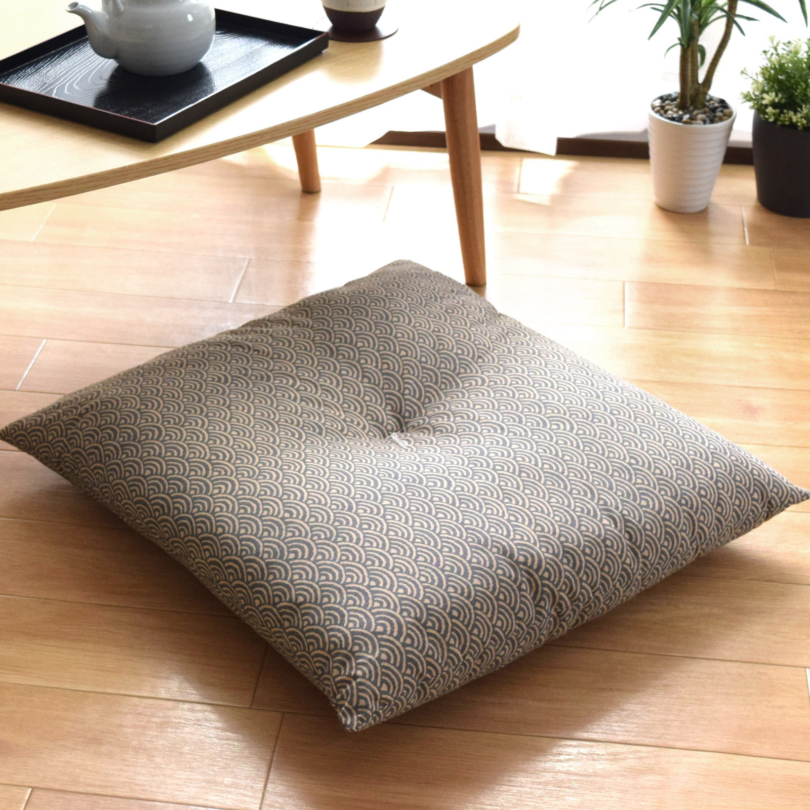 座布団 5枚組 おしゃれ 銘仙判 55×59cm クッション 法要 大きめ 四角形