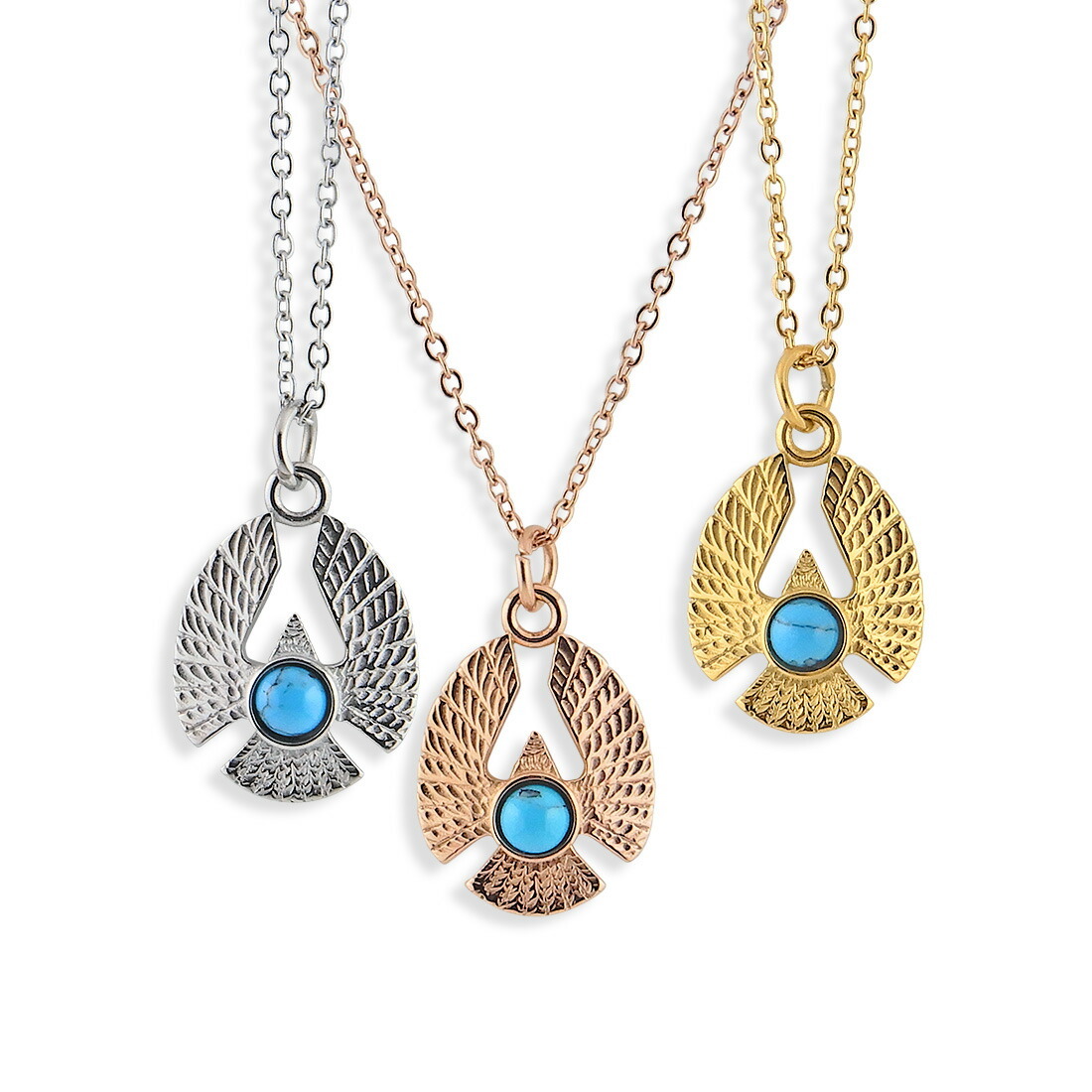 ポスト投函で配達！】ネックレス レディース イーグル メンズ