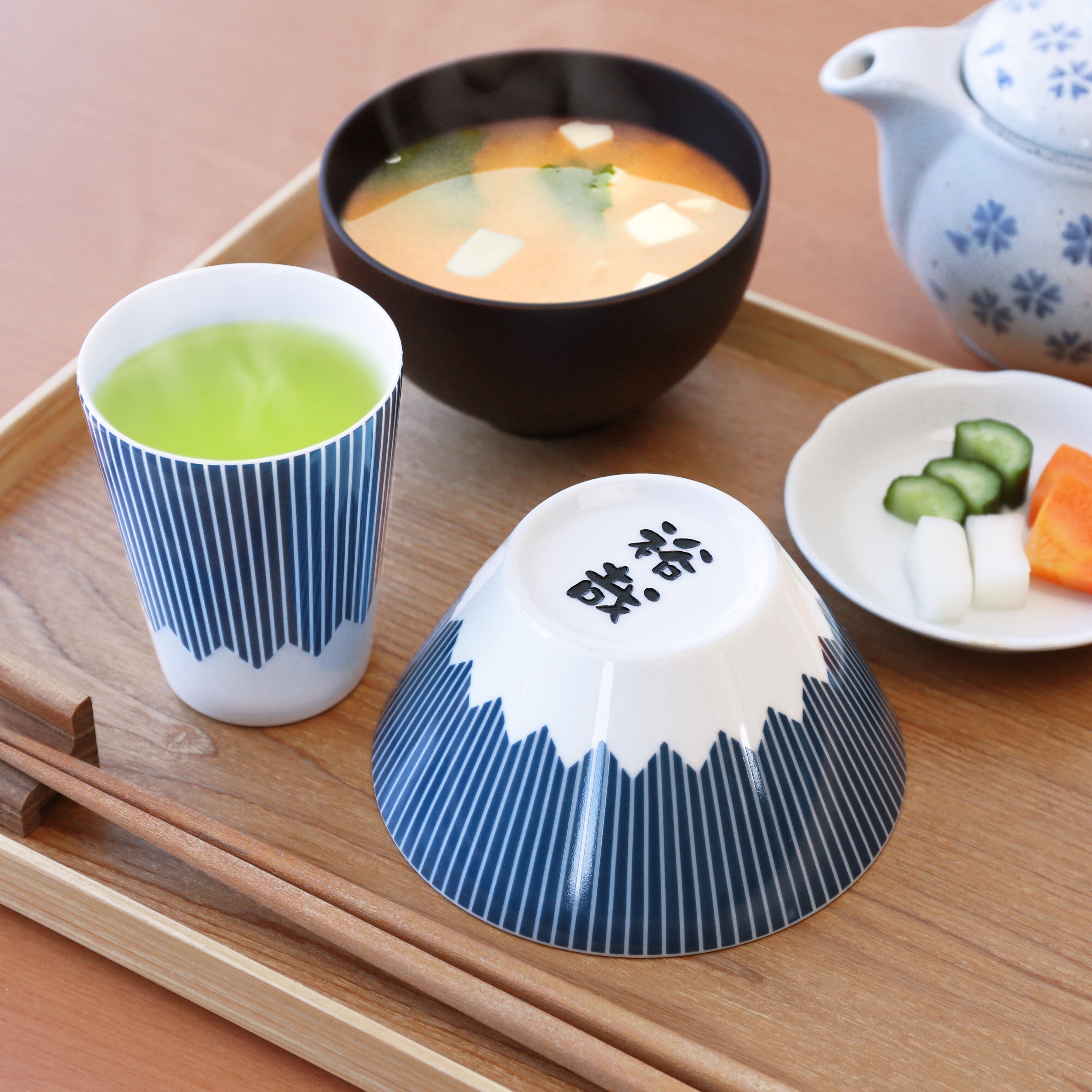 敬老の日 プレゼント 茶碗 湯呑み セット 名入れ ギフト 富士山グッズ