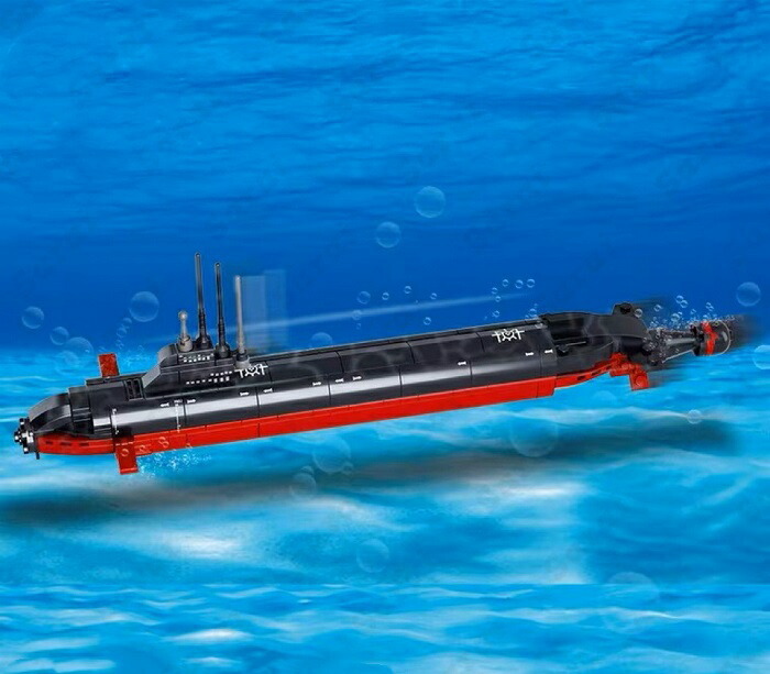 レゴ 互換 LEGO ブロック レゴブロック 模型 原子力潜水艦 シーウルフ