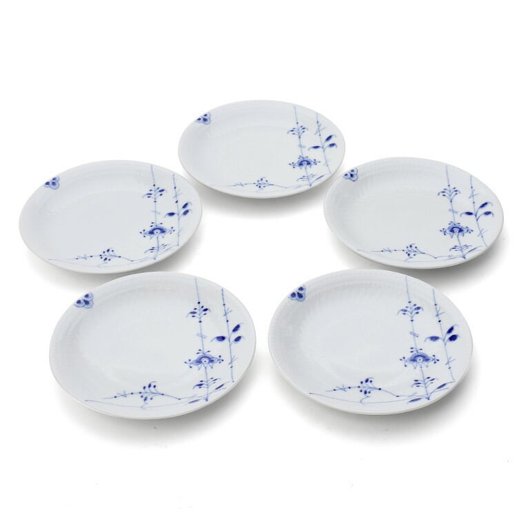 ロイヤルコペンハーゲン 2500 ブルーパルメッテ 050 プレート 5枚